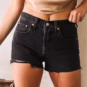 Levi’s Black 501 Shorts NWT